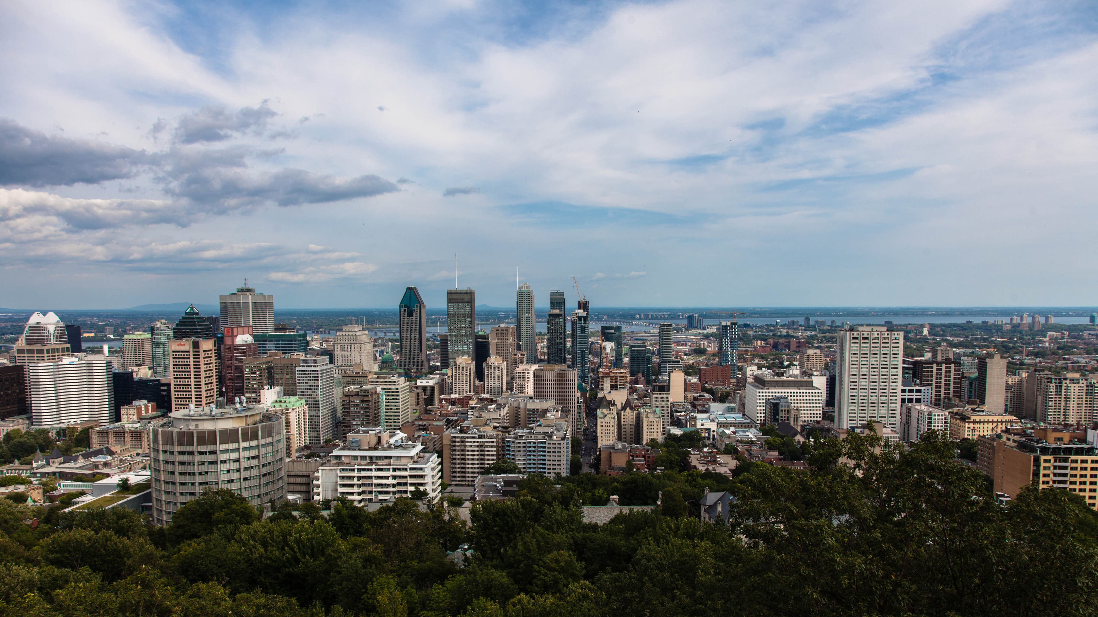 Mount Royal viewpoint by day